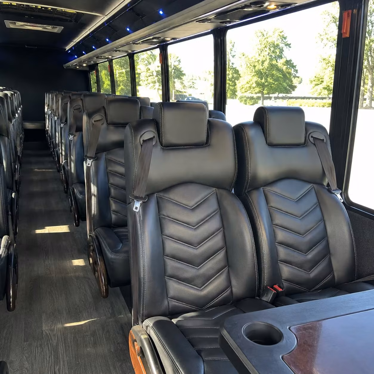 30 passenger minibus inside