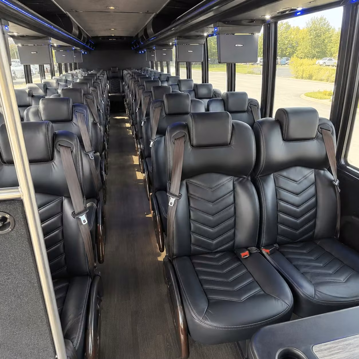35 passenger minibus inside