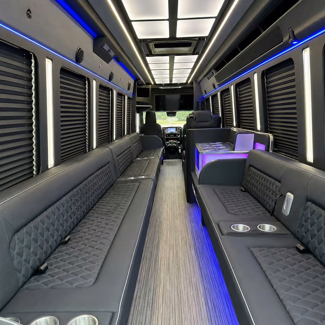 party bus interior