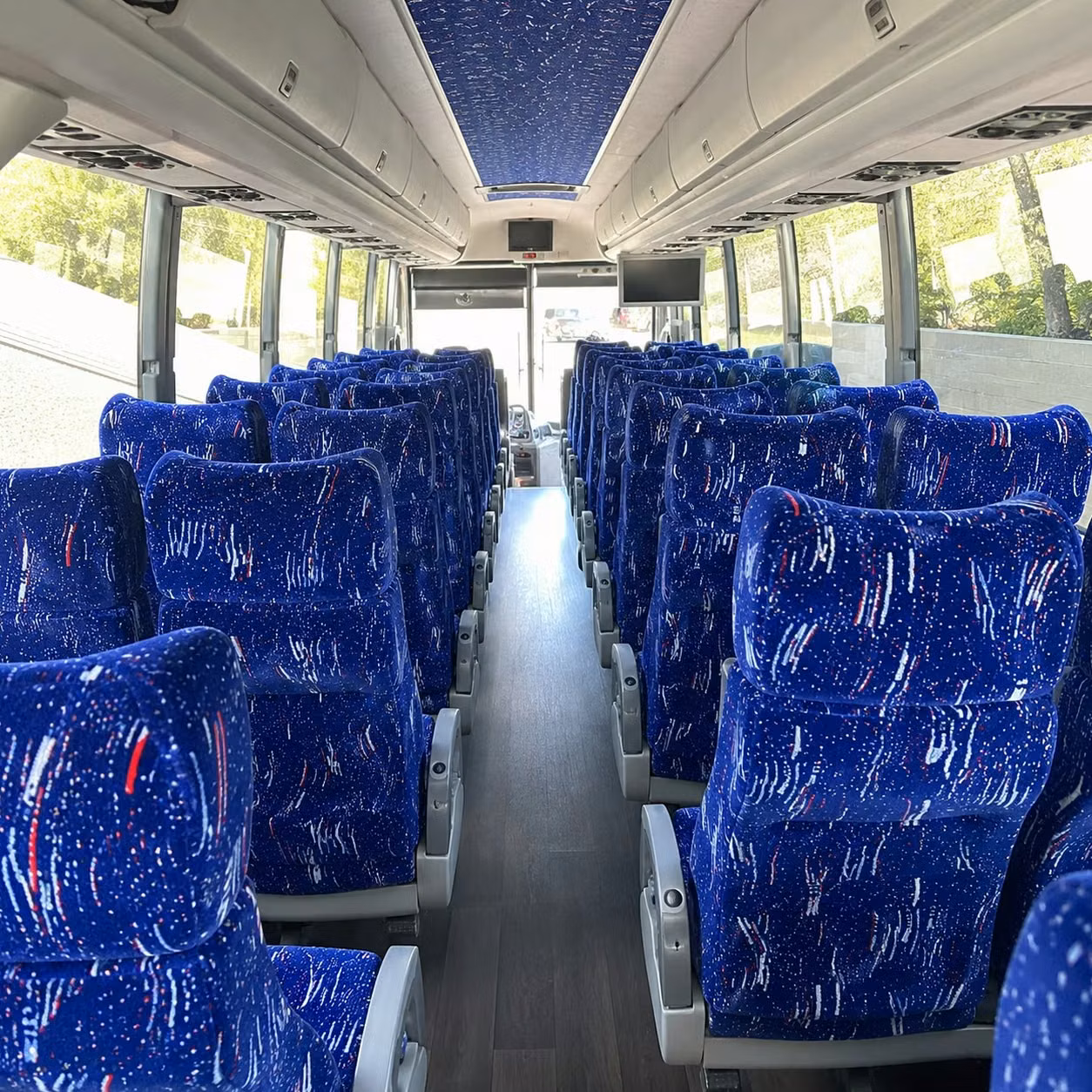 port st lucie charter bus interior