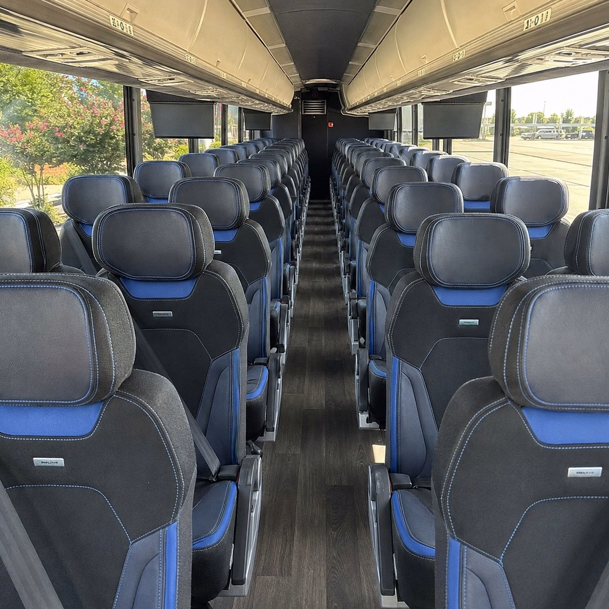port st lucie charter bus rental interior