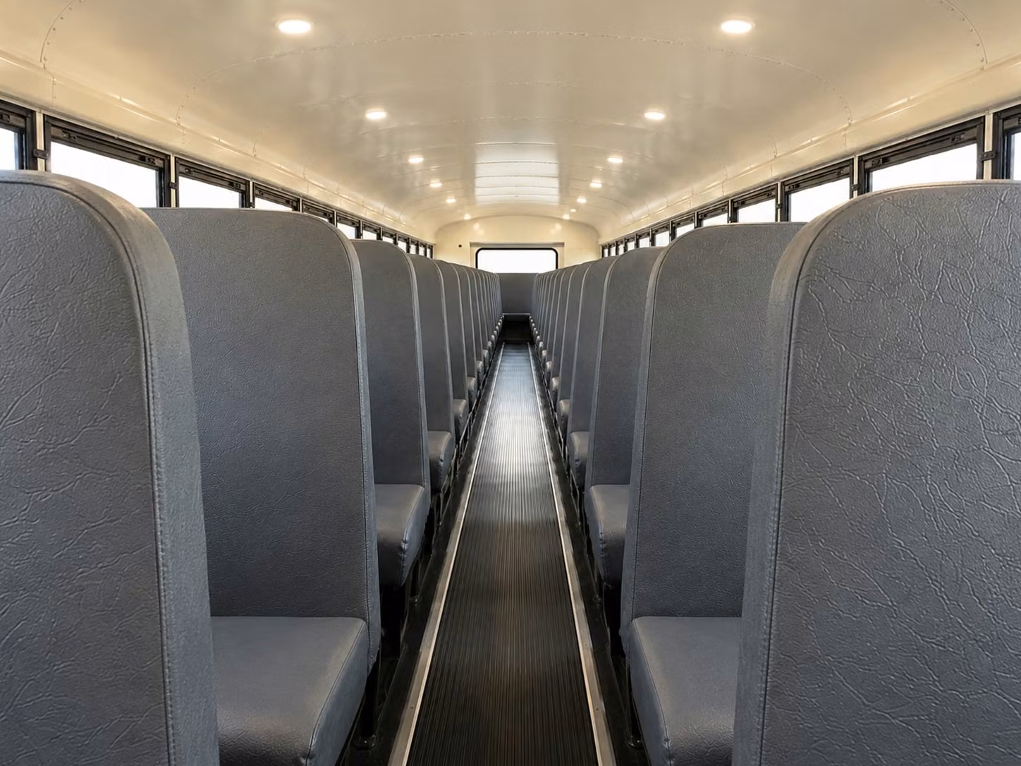 school bus inside